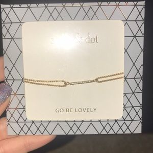 Stella and Dot pave wishing bracelet